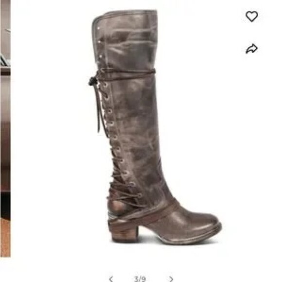 Freebird by Steven Coal Boots in Stone - Picture 2 of 3